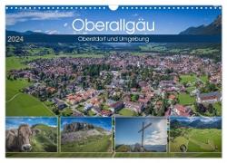 Oberallgäu - Oberstdorf und Umgebung (Wandkalender 2024 DIN A3 quer), CALVENDO Monatskalender