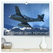 Oldtimer am Himmel (hochwertiger Premium Wandkalender 2024 DIN A2 quer), Kunstdruck in Hochglanz