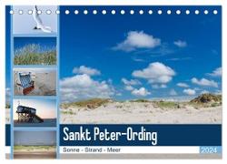 Sankt Peter-Ording. Sonne - Strand - Meer (Tischkalender 2024 DIN A5 quer), CALVENDO Monatskalender