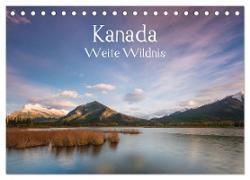 Kanada - Weite Wildnis (Tischkalender 2024 DIN A5 quer), CALVENDO Monatskalender