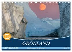 GRÖNLAND Eisfjord und Diskobucht (Wandkalender 2024 DIN A3 quer), CALVENDO Monatskalender
