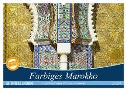 Farbiges Marokko (Wandkalender 2024 DIN A2 quer), CALVENDO Monatskalender