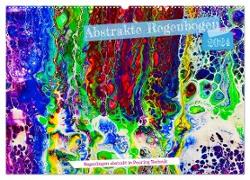 Abstrakte Regenbogen (Wandkalender 2024 DIN A2 quer), CALVENDO Monatskalender