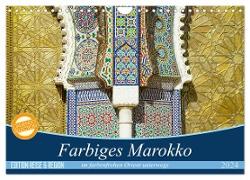 Farbiges Marokko (Wandkalender 2024 DIN A4 quer), CALVENDO Monatskalender