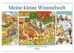 Meine kleine Wimmelwelt (Wandkalender 2024 DIN A4 quer), CALVENDO Monatskalender