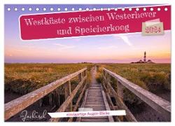 Westküste zwischen Westerhever und Speicherkoog (Tischkalender 2024 DIN A5 quer), CALVENDO Monatskalender