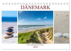 Dänemark - Die wunderschöne Westküste (Tischkalender 2024 DIN A5 quer), CALVENDO Monatskalender