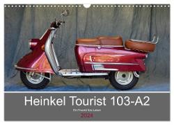 Heinkel Tourist 103-A2 Ein Freund fürs Leben (Wandkalender 2024 DIN A3 quer), CALVENDO Monatskalender