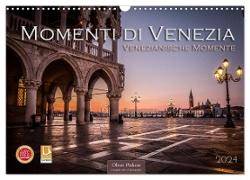Momenti di Venezia - Venezianische Momente (Wandkalender 2024 DIN A3 quer), CALVENDO Monatskalender