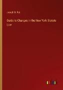 Guide to Changes in the New York Statute Law