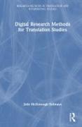 Digital Research Methods for Translation Studies