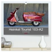 Heinkel Tourist 103-A2 Ein Freund fürs Leben (hochwertiger Premium Wandkalender 2024 DIN A2 quer), Kunstdruck in Hochglanz