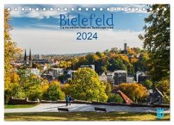 Bielefeld - Die freundliche Stadt am Teutoburger Wald (Tischkalender 2024 DIN A5 quer), CALVENDO Monatskalender