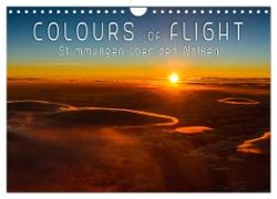 Colours of Flight - Stimmungen über den Wolken (Wandkalender 2024 DIN A4 quer), CALVENDO Monatskalender