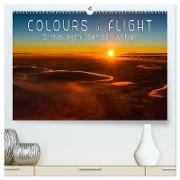 Colours of Flight - Stimmungen über den Wolken (hochwertiger Premium Wandkalender 2024 DIN A2 quer), Kunstdruck in Hochglanz