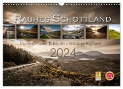 Rauhes Schottland (Wandkalender 2024 DIN A3 quer), CALVENDO Monatskalender