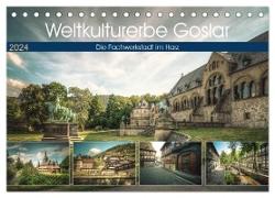 Weltkulturerbe Goslar (Tischkalender 2024 DIN A5 quer), CALVENDO Monatskalender