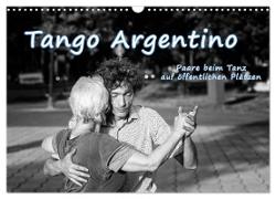 Tango Argentino - Paare beim Tanz auf öffentlichen Plätzen (Wandkalender 2024 DIN A3 quer), CALVENDO Monatskalender
