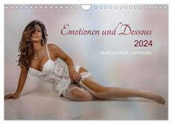 Emotionen und Dessous (Wandkalender 2024 DIN A4 quer), CALVENDO Monatskalender