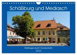 Schäßburg und Mediasch - Streifzüge durch Transilvanien (Wandkalender 2024 DIN A4 quer), CALVENDO Monatskalender