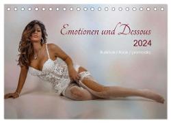 Emotionen und Dessous (Tischkalender 2024 DIN A5 quer), CALVENDO Monatskalender