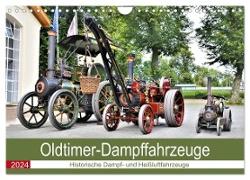 Oldtimer-Dampffahrzeuge. Historische Dampf- und Heißluftfahrzeuge (Wandkalender 2024 DIN A4 quer), CALVENDO Monatskalender