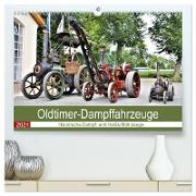 Oldtimer-Dampffahrzeuge. Historische Dampf- und Heißluftfahrzeuge (hochwertiger Premium Wandkalender 2024 DIN A2 quer), Kunstdruck in Hochglanz