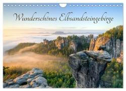 Wunderschönes Elbsandsteingebirge (Wandkalender 2024 DIN A4 quer), CALVENDO Monatskalender