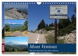 Mit dem Rennrad zum Mont Ventoux (Wandkalender 2024 DIN A4 quer), CALVENDO Monatskalender