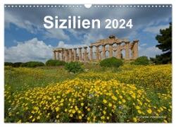 Sizilien 2024 (Wandkalender 2024 DIN A3 quer), CALVENDO Monatskalender
