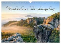 Wunderschönes Elbsandsteingebirge (Wandkalender 2024 DIN A3 quer), CALVENDO Monatskalender