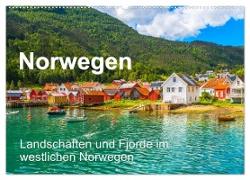 Norwegen - Landschaften und Fjorde im westlichen Norwegen (Wandkalender 2024 DIN A2 quer), CALVENDO Monatskalender