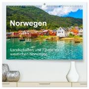 Norwegen - Landschaften und Fjorde im westlichen Norwegen (hochwertiger Premium Wandkalender 2024 DIN A2 quer), Kunstdruck in Hochglanz
