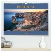 Portugal - Von Porto bis zur Algarve (hochwertiger Premium Wandkalender 2024 DIN A2 quer), Kunstdruck in Hochglanz