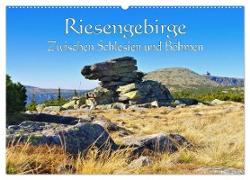Riesengebirge - Zwischen Schlesien und Böhmen (Wandkalender 2024 DIN A2 quer), CALVENDO Monatskalender