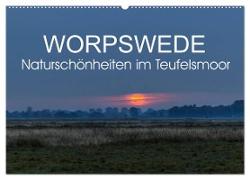 Worpswede - Naturschönheiten im Teufelsmoor (Wandkalender 2024 DIN A2 quer), CALVENDO Monatskalender