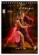 The Art Of Tango (Tischkalender 2024 DIN A5 hoch), CALVENDO Monatskalender