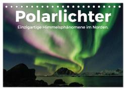 Polarlichter - Einzigartige Himmelsphänomene im Norden (Tischkalender 2024 DIN A5 quer), CALVENDO Monatskalender