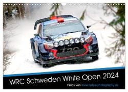 WRC Schweden White Open 2024 (Wandkalender 2024 DIN A3 quer), CALVENDO Monatskalender