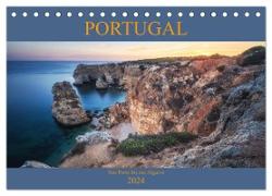Portugal - Von Porto bis zur Algarve (Tischkalender 2024 DIN A5 quer), CALVENDO Monatskalender