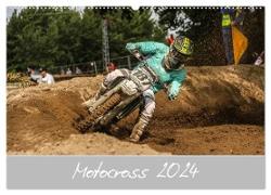 Motocross 2024 (Wandkalender 2024 DIN A2 quer), CALVENDO Monatskalender