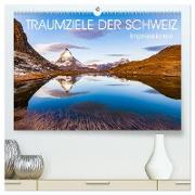 TRAUMZIELE DER SCHWEIZ Impressionen (hochwertiger Premium Wandkalender 2024 DIN A2 quer), Kunstdruck in Hochglanz