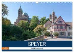 Speyer - Ansichtssache (Wandkalender 2024 DIN A3 quer), CALVENDO Monatskalender