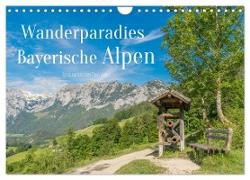Wanderparadies Bayerische Alpen (Wandkalender 2024 DIN A4 quer), CALVENDO Monatskalender