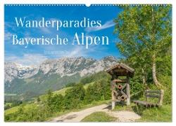 Wanderparadies Bayerische Alpen (Wandkalender 2024 DIN A2 quer), CALVENDO Monatskalender