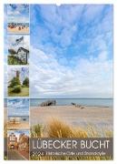 LÜBECKER BUCHT Historische Orte und Strandidylle (Wandkalender 2024 DIN A2 hoch), CALVENDO Monatskalender