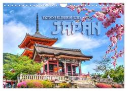 Exotische Bilderreise durch Japan (Wandkalender 2024 DIN A4 quer), CALVENDO Monatskalender