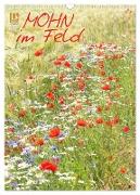 Mohn im Feld (Wandkalender 2024 DIN A3 hoch), CALVENDO Monatskalender