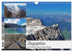Zugspitze - Der höchste Berg Deutschlands (Wandkalender 2024 DIN A4 quer), CALVENDO Monatskalender