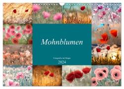 Mohnblumen - Fotografie mit Magie (Wandkalender 2024 DIN A3 quer), CALVENDO Monatskalender